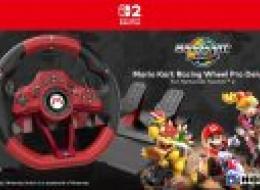 Switch 2 getting Nintendo-licensed Mario Kart World racing wheel, pre-orders open