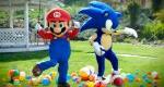 SEGA brought its Sonic mascot to Nintendo after it went third-party, was greeted by the Mario mascot and a hug