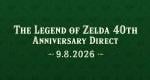 The Legend of Zelda 40th Anniversary Direct live stream