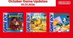 Nintendo Switch Online adds 3 Game Boy games in October 2026 update