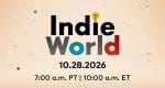 October 2026 Indie World Showcase recap announcement